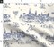 Old Town Houses Block Print Medieval Woodbolock Birds Toile De Jouy Custom Printed Fabric by Spoonflower Various Fabrics by the Yard or Fat Quarter